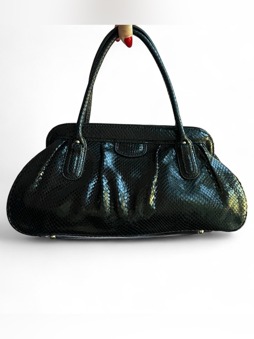 Vintage Banana Republic Black Leather Purse